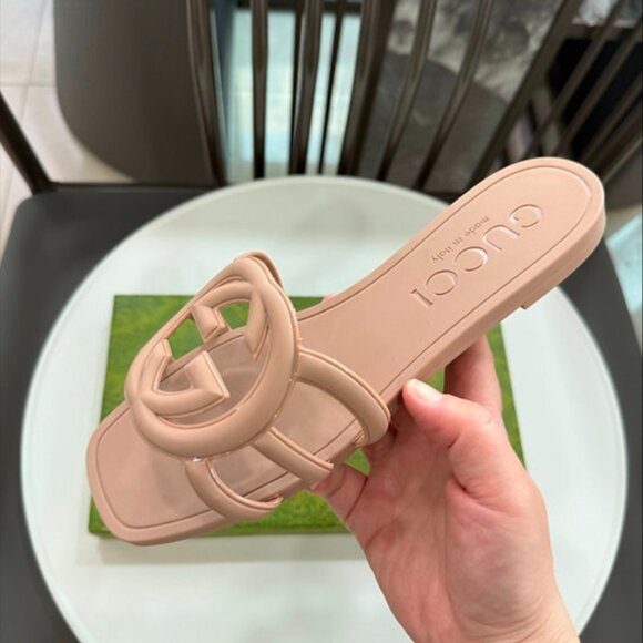 Gucci Palma rubber slides 39 - Picture 4 of 7